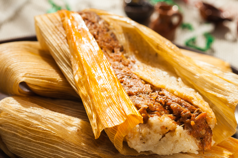 Close up image of Tamales